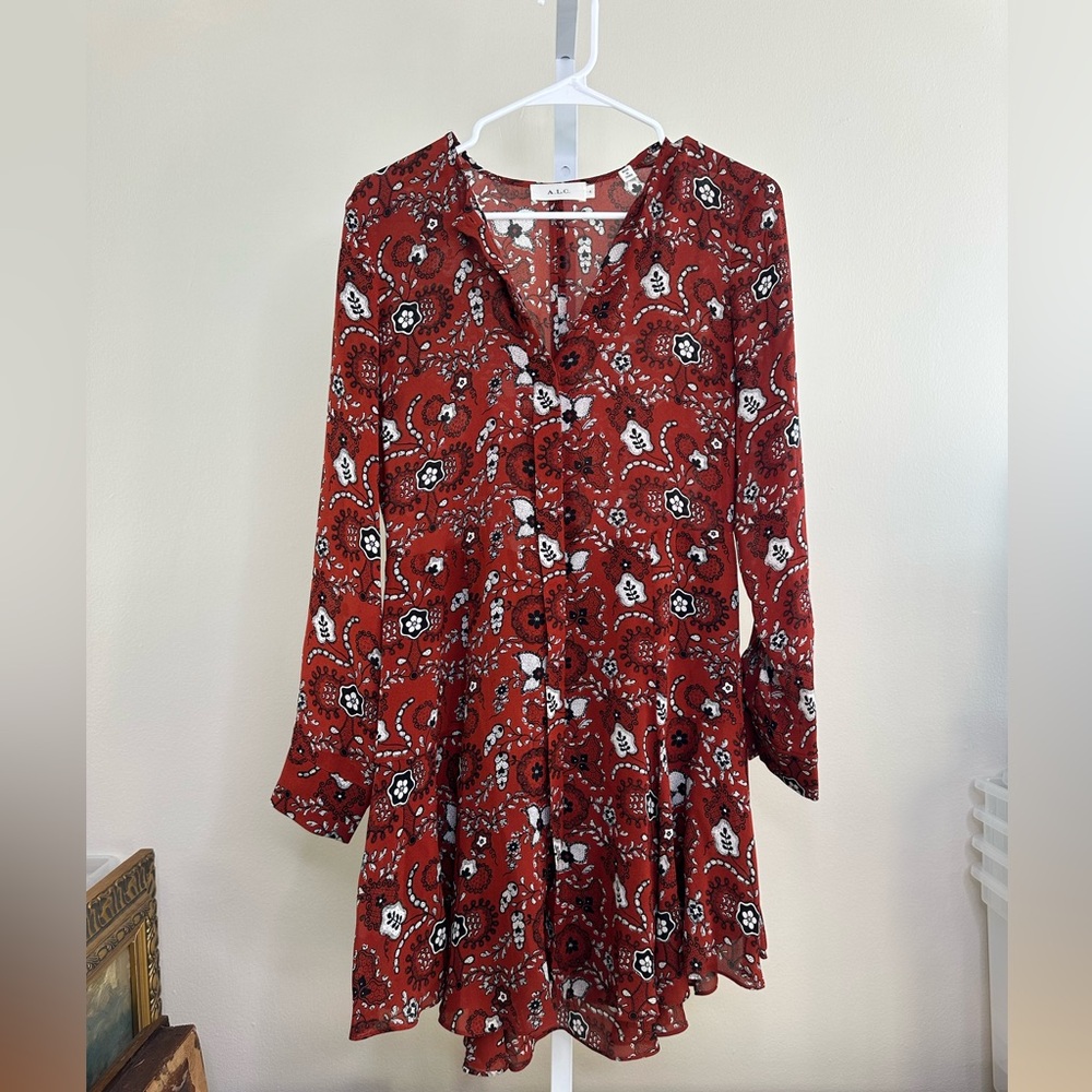 A.L.C. Silk Dress in Size 4